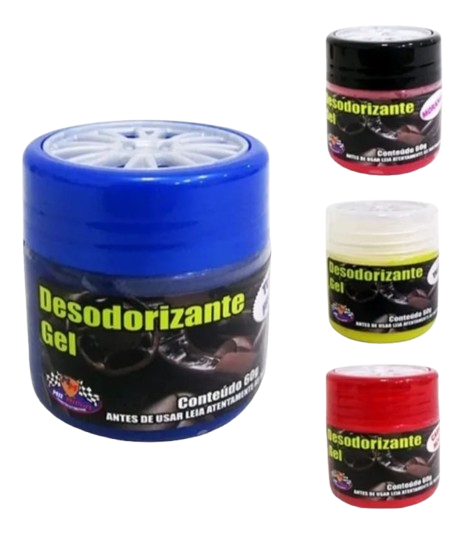 Cheirinho para Carro Aromatizante Automotivo em Gel Mil Milhas 60g - Lavanda, Carro Novo e Outros